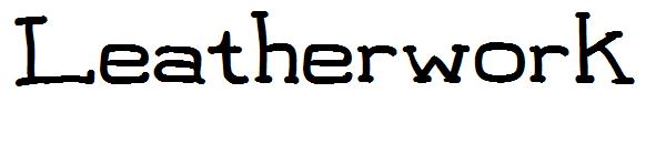 Leatherwork字体