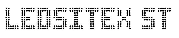Ledsitex ST字体