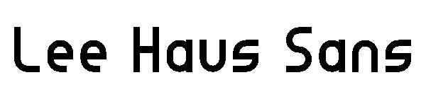 Lee Haus Sans字体