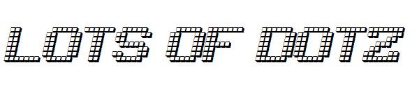 Lots of Dotz字体
