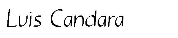 Luis Candara字体