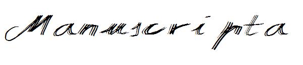 Manuscripta字体