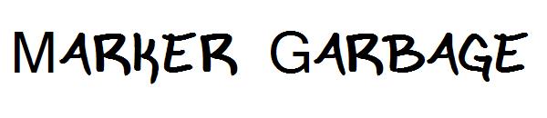 Marker Garbage字体