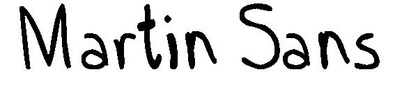 Martin Sans字体