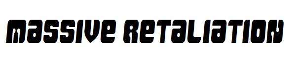 Massive Retaliation字体