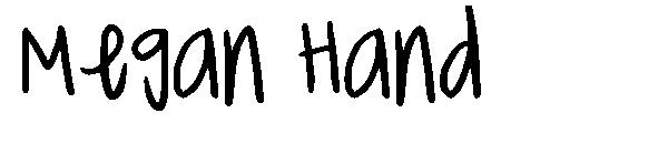 Megan Hand字体