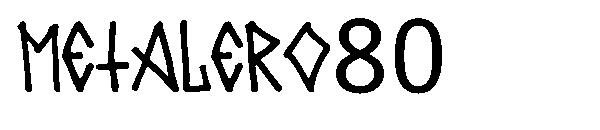 Metalero80字体