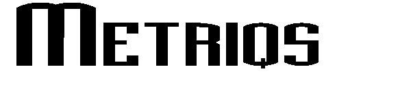 Metriqs字体