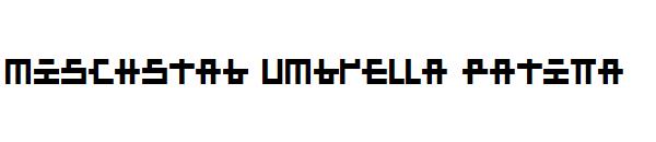 Mischstab Umbrella Patina字体