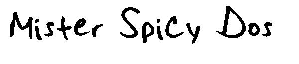 Mister Spicy Dos字体