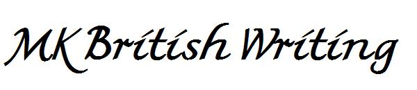 MK British Writing字体