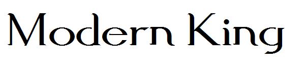 Modern King字体