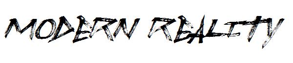 Modern Reality字体