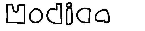 Modica字体