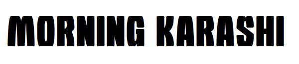 Morning Karashi字体