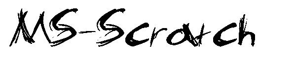 MS-Scratch字体