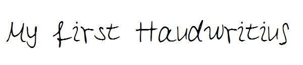 My first Handwriting字体