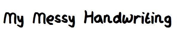 My Messy Handwriting字体