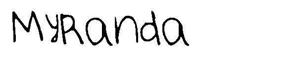 MyRanda字体