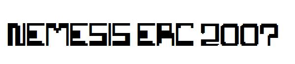 Nemesis Erc 2007字体