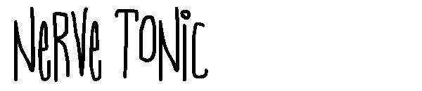 Nerve Tonic字体