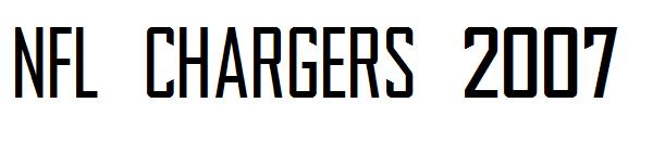 NFL Chargers 2007字体