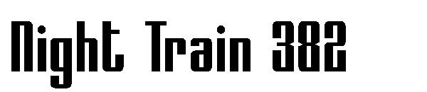 Night Train 382字体