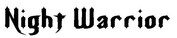 Night Warrior字体