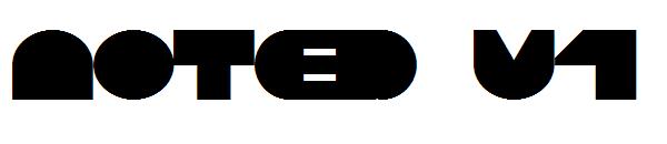 Noted V1字体