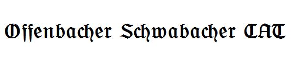 Offenbacher Schwabacher CAT字体