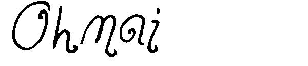 Ohmai字体