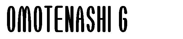 Omotenashi G字体