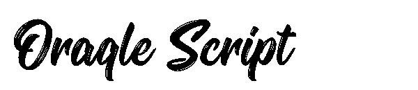 Oraqle Script字体