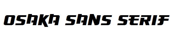 Osaka Sans Serif字体