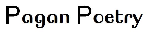 Pagan Poetry字体