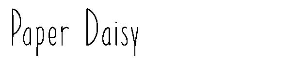 Paper Daisy字体