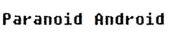 Paranoid Android字体