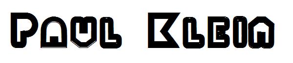 Paul Klein字体