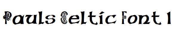 Pauls Celtic Font 1字体