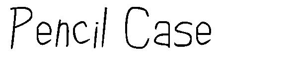 Pencil Case字体