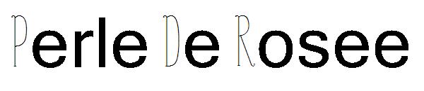 Perle De Rosee字体