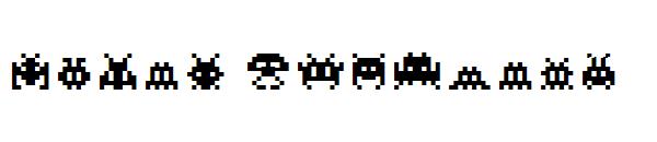 Pixel Invaders字体