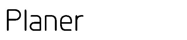 Planer字体