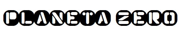 Planeta Zero字体