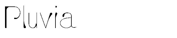 Pluvia字体