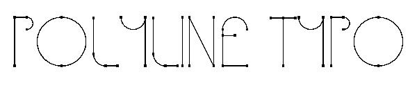 Polyline Typo字体