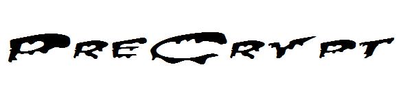 PreCrypt字体