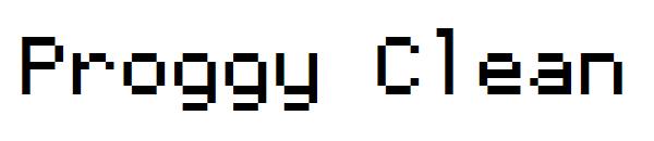 Proggy Clean字体