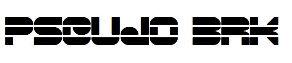 Pseudo BRK字体