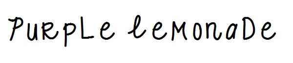 Purple Lemonade字体